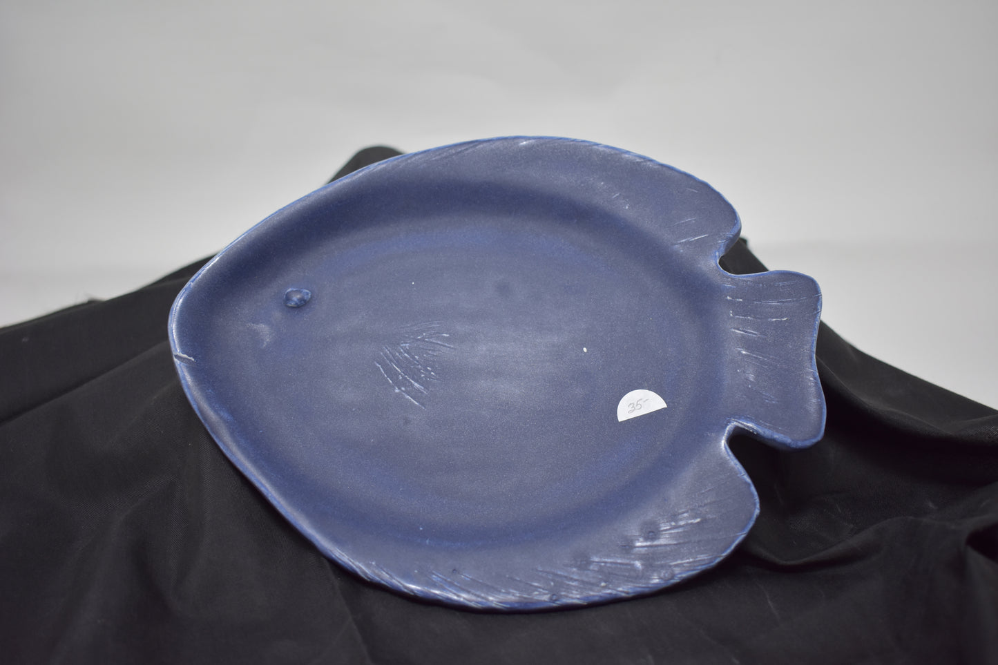 Navy Blue Fish Platter
