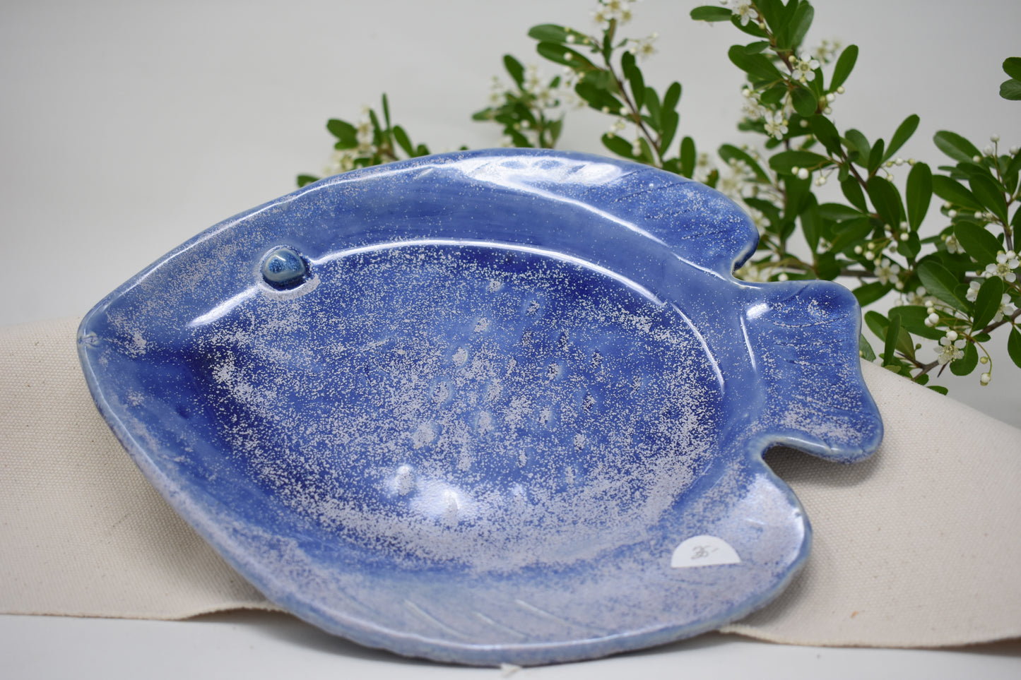 Bluish Purple Fish Platter