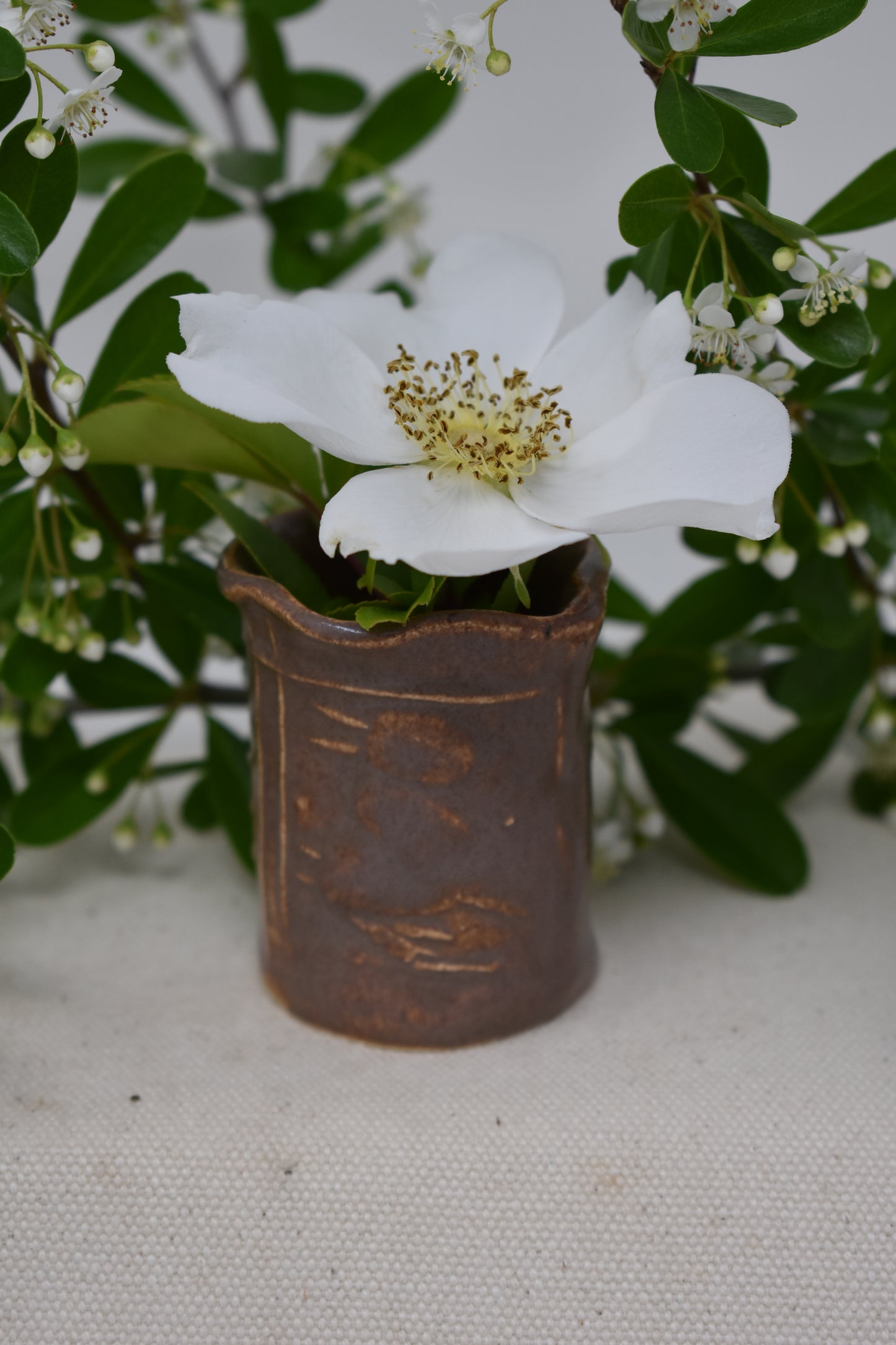 Tiny Brown Vase